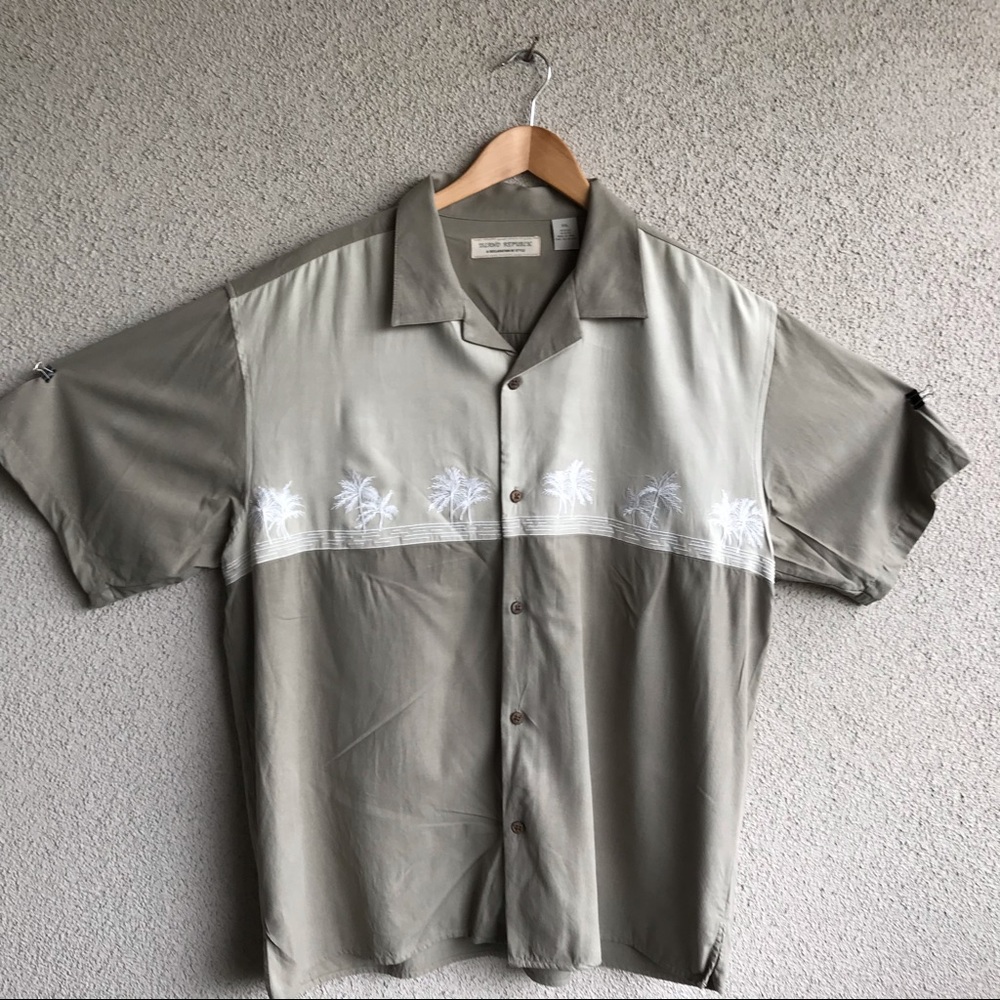 Beautiful Aloha Club Shirt XXL 100% Silk NWOT